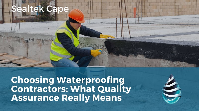 Sealtek Cape Publishes Guide on What Quality Assurance Actually Means When Choosing Waterproofing Contractors