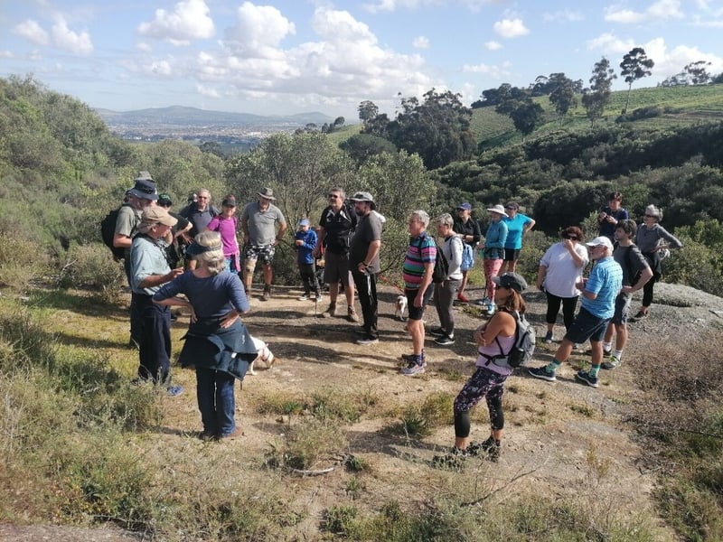 Hike for conservation in the Bottelary Hills