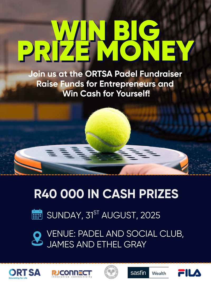 ORT Jet Padel Tournament Returns with R40,000 Prize Pool and a Focus on Social Impact