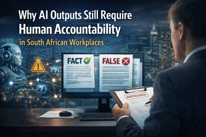 Why AI Outputs Still Require Human Accountability in South African Workplaces