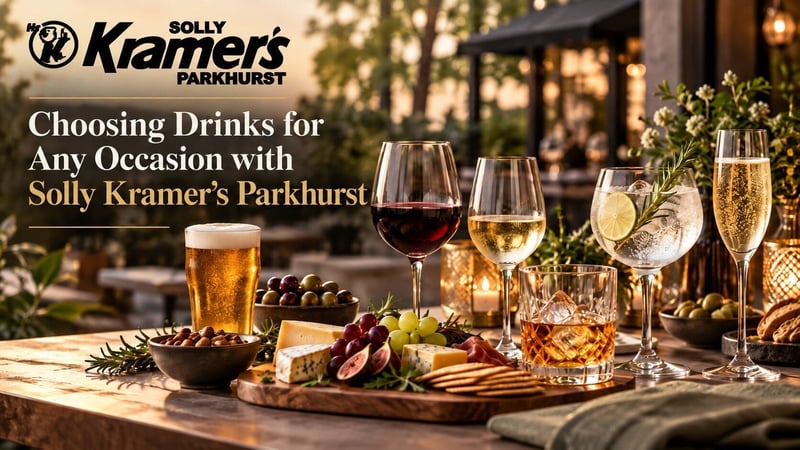 Choosing Drinks for Any Occasion with Solly Kramer's Parkhurst