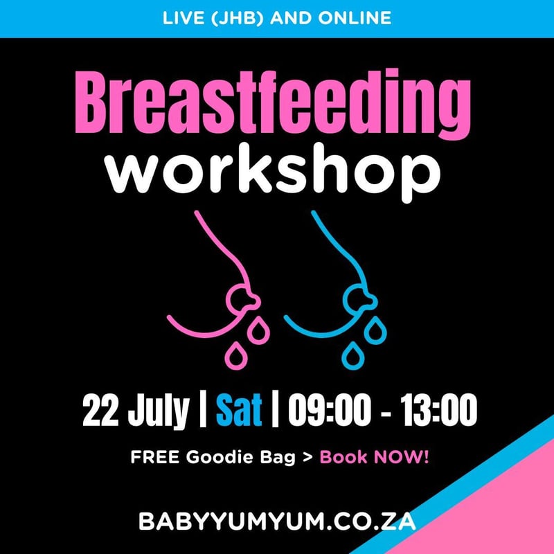 Breastfeeding Workshop Online and Live in Jhb