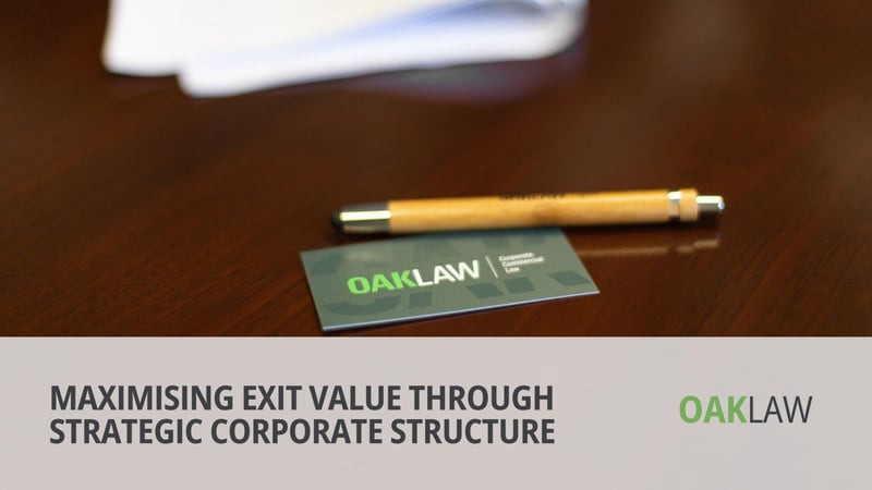 OAK Law Publishes Guide on Structuring a Partial Business Exit