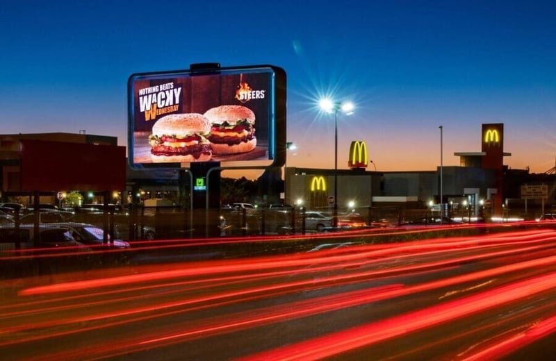 Outdoor Network launches rotating digital led outside Cresta Mall