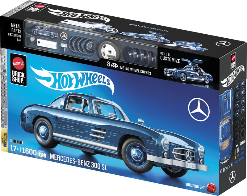Mattel Brick Shop Unveils First Product Collection with Hot Wheels Collector Builds