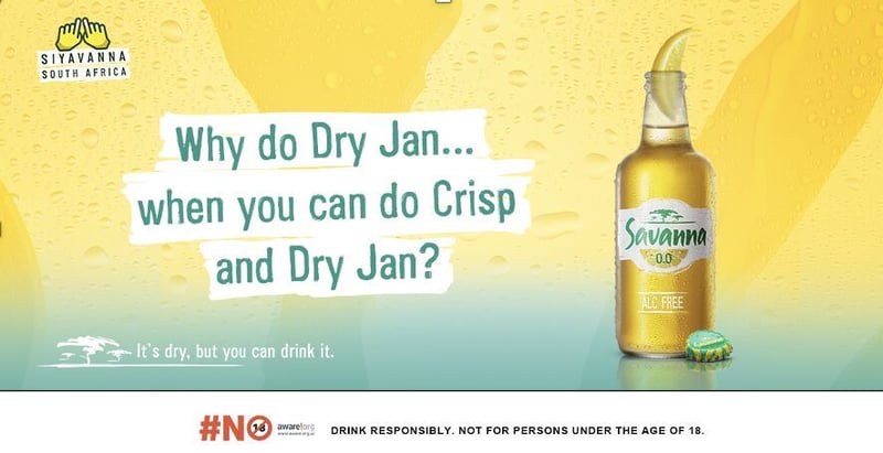 Tea for who? Why do Dry Jan when you can do Crisp and Dry Jan with Savanna 0.0% Alc Free