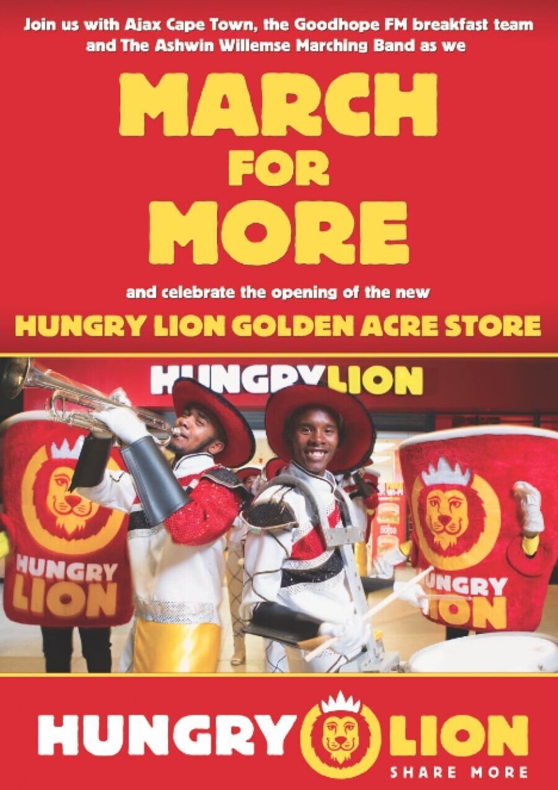 Children to March for More with Ajax Cape Town & Hungry Lion