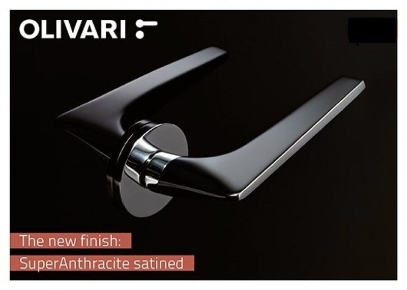 New - Anthracite-finish door handles