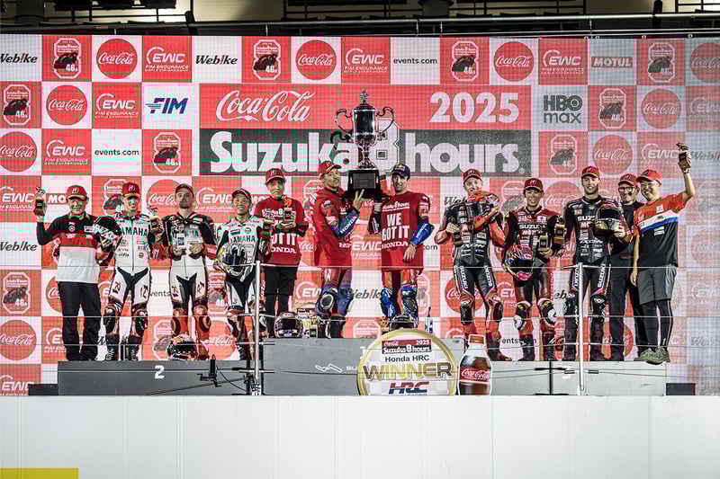 Bridgestone dominates Suzuka 8 Hours - Top 8 finishes on Bridgestone tyres Suzuka, Japan