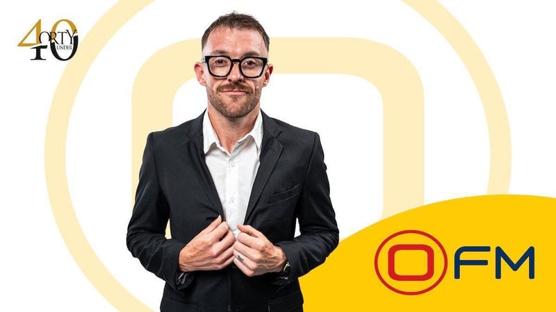 OFM presenter Shandor Potgieter honoured at South African 40 Under 40 Awards