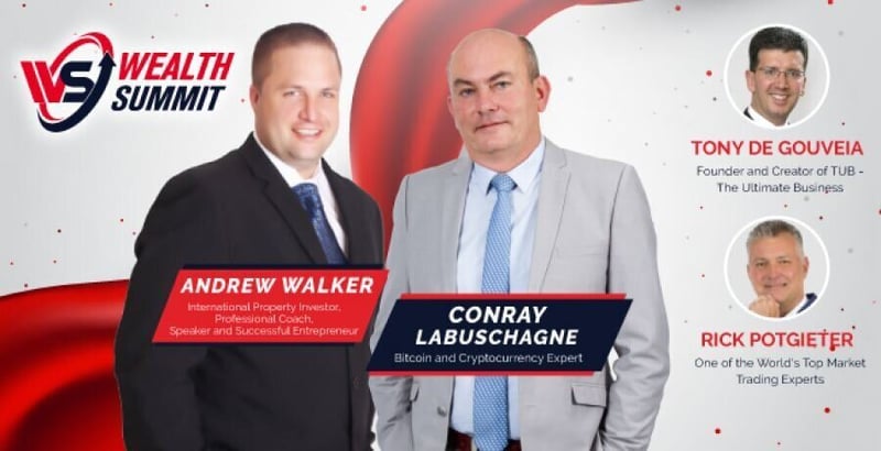 Conray Labuschagne & Andrew Walker to headline the Wealth Summit, 3 City Tour