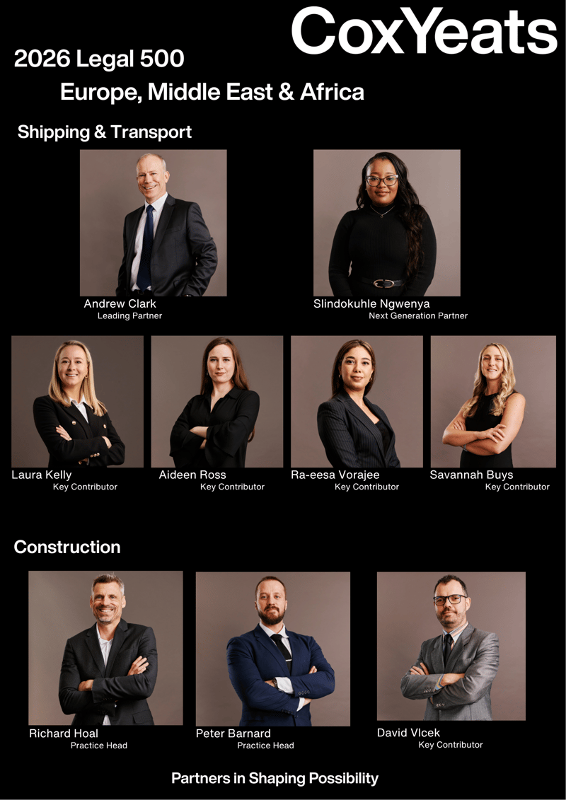 Cox Yeats Maintains Strong Position in Legal 500 EMEA 2026 Rankings
