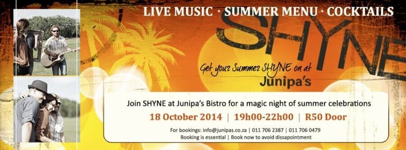 Get your Summer SHYNE on at Junipas