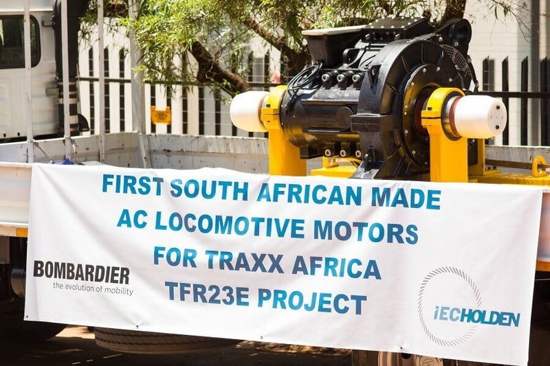 First South African Made Ac Locomotive Motors For Traxx Africa Tfr23e Project
