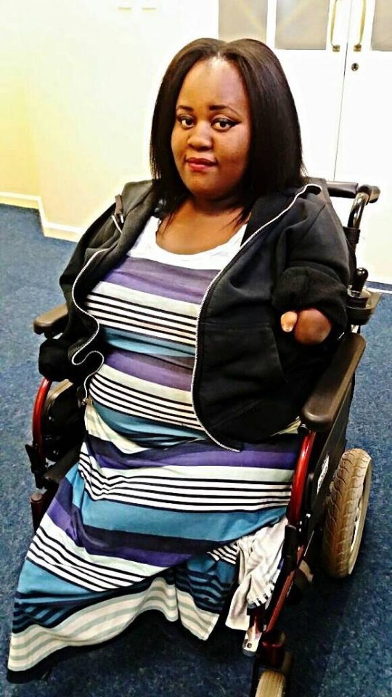 Limpopo Social Worker (22) with no arms crowdfunds for specialised car