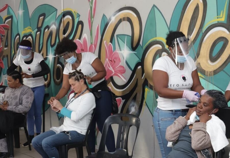 We "hair" for you - Mandela Day makeovers for street people at Haven Night Shelter