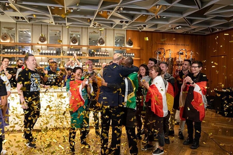 South Africa’s Phuti Mmotla is crowned the best Starbucks barista in EMEA after Championship Final in Milan