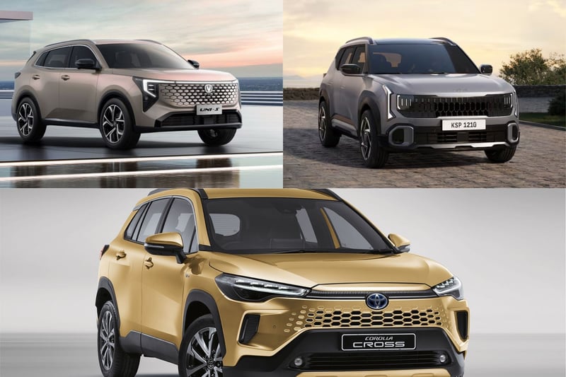 Top Chinese Car Brands Pits the Changan Uni-S Against the Toyota Corolla Cross and Kia Seltos in Compact SUV Comparison