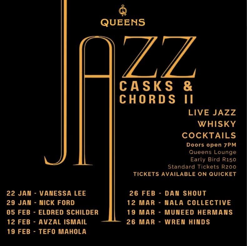 Queens Jazz Casks and Chords Series 2 - Gig Guide