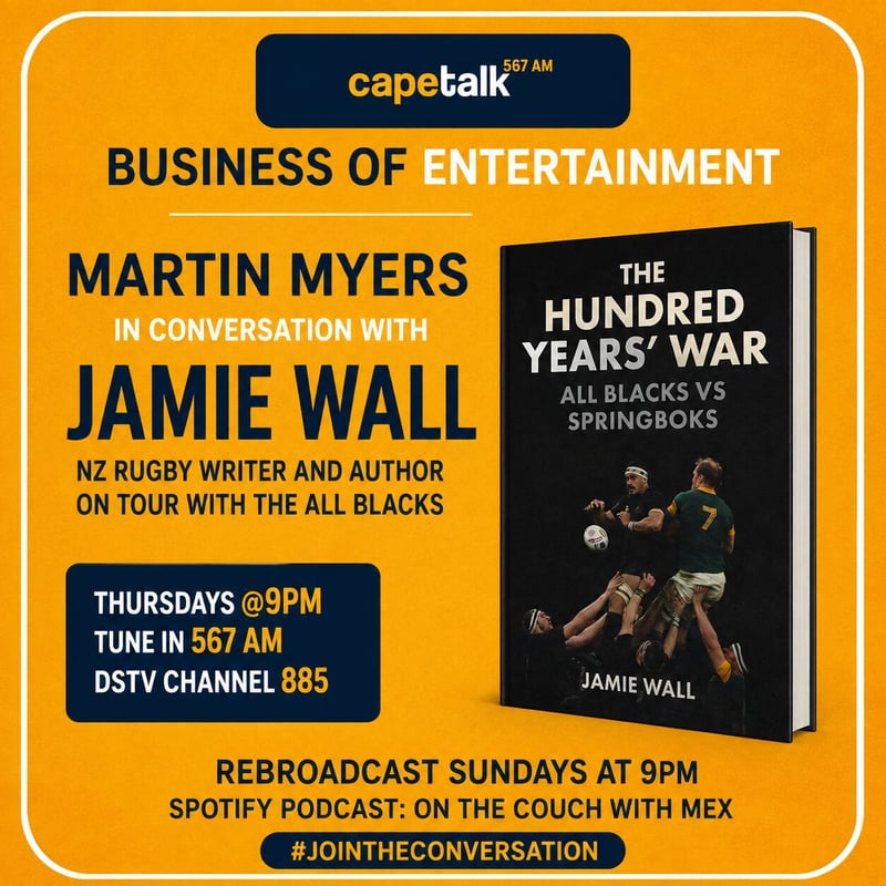 Jamie Wall Returns to Cape Talk as The Greatest Rivalry Tour Comes to South Africa