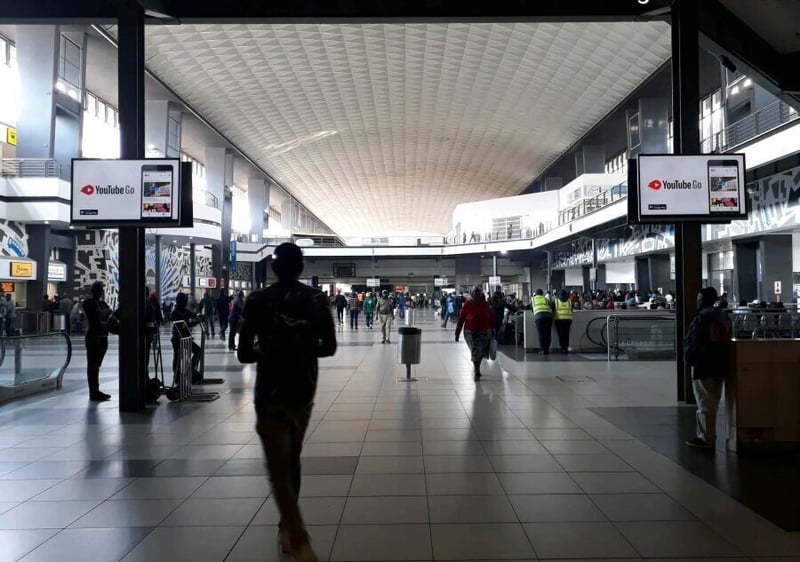 YouTube Go features on Transit TV™