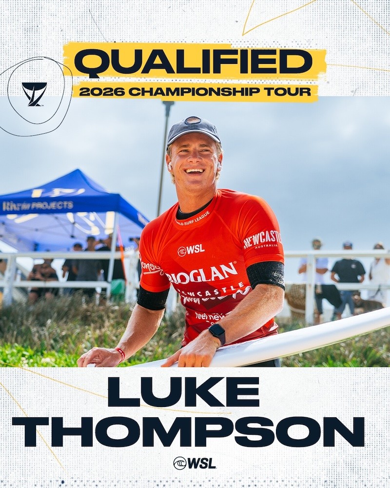 SA Surfer Luke Thompson Reaches the Championship Tour