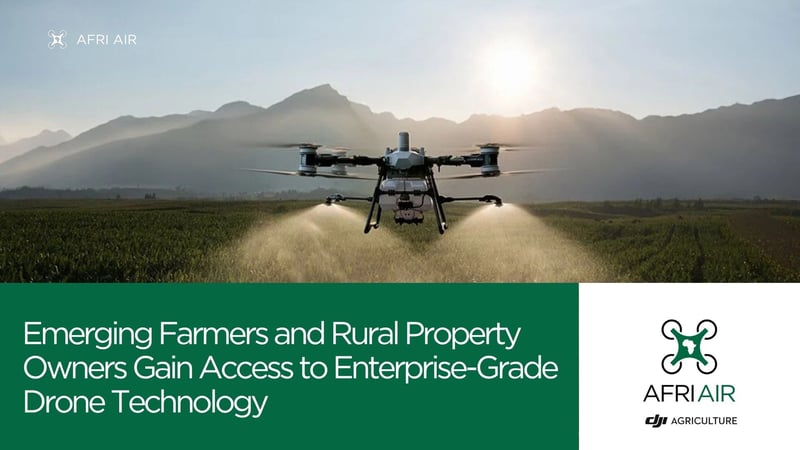 Emerging Farmers and Rural Property Owners Gain Access to Enterprise-Grade Drone Technology