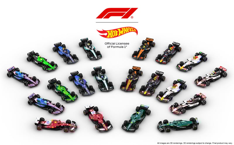 Hot Wheels Expands Formula 1 Collection With Scuderia Ferrari HP And Aston Martin Aramco Teams