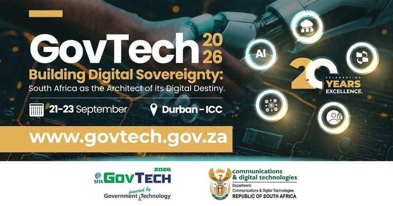 Sentech to Present Broadband, Towers, Data Centres, Academy and FreeVision Play at GovTech 2026 in Durban (21–23 September 2026)