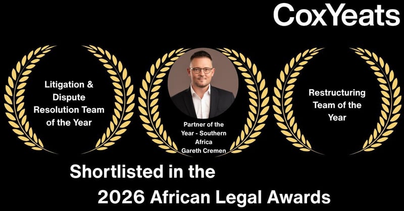 Cox Yeats Shortlisted in Three Categories at Prestigious Awards