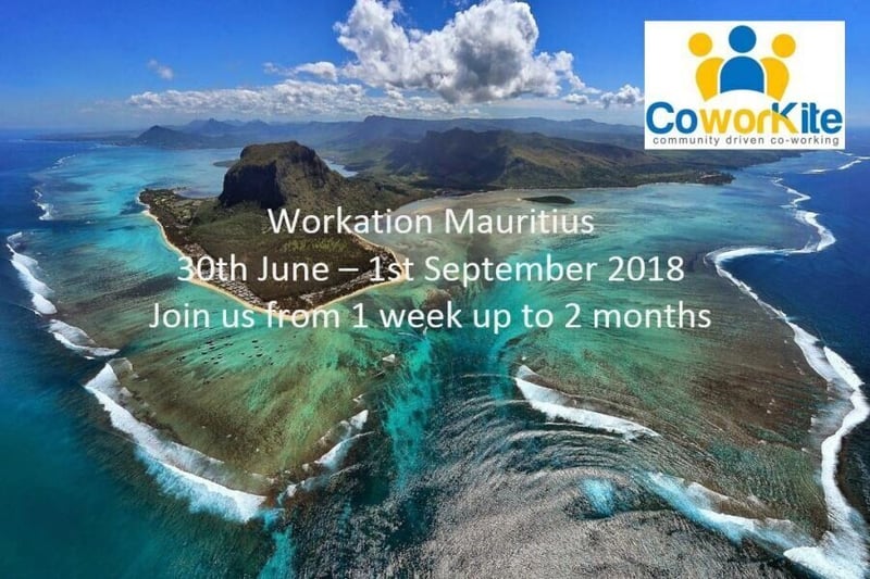 Mauritius coworking-coliving retreat during winter in South Africa