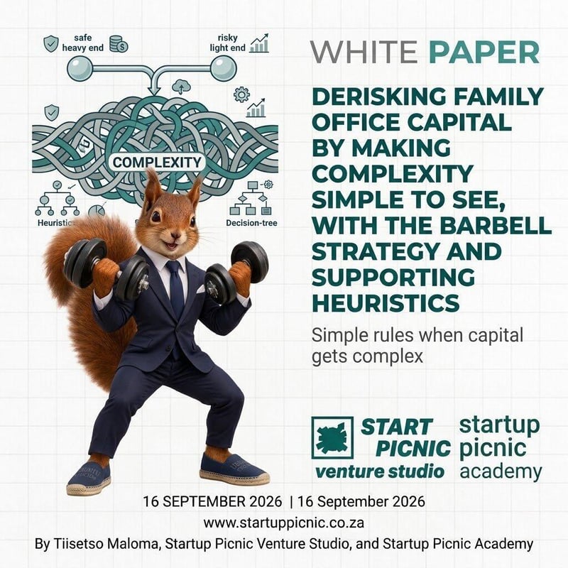 New white paper - Derisking family office capital by making complexity simple to see, with the barbell strategy and supporting heuristics