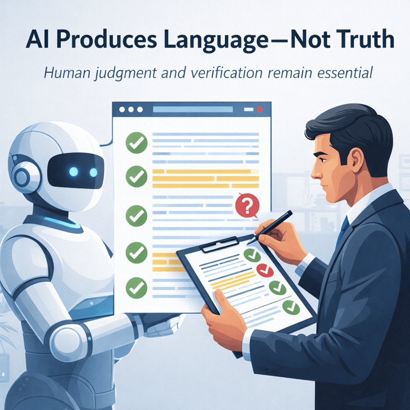 "AI Produces Language — Not Truth” - The Critical Lesson Businesses Must Understand Before Using ChatGPT