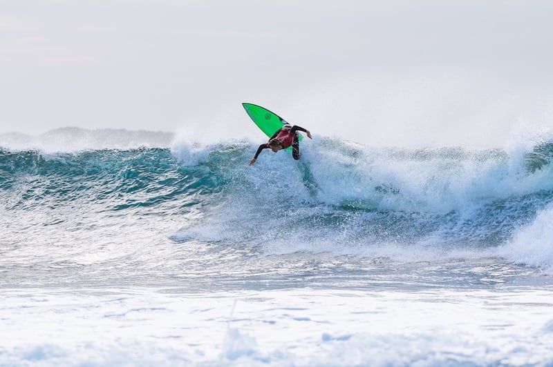 High Performance Surfing on Day One Of The Rip Curl GromSearch, Seal Point, Cape St Francis