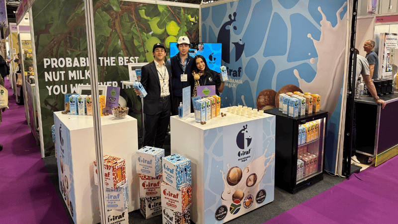 Quadruple Win for South African Giraf Macadamia Milk at Major UK Food Awards