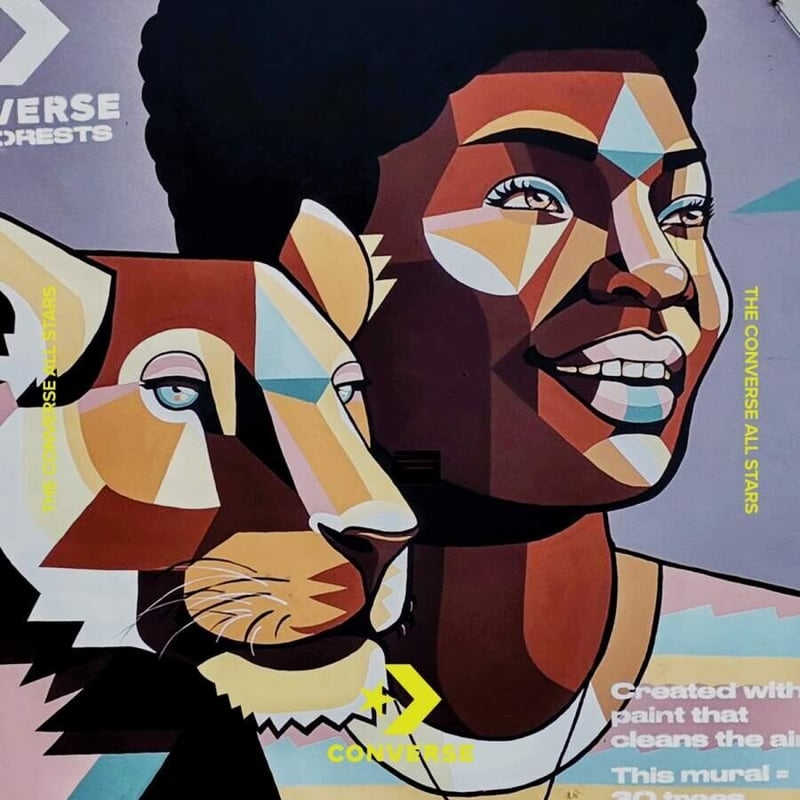 Converse City Forests - Converse Cleans The Air In Cities Across the Globe Through Sustainable Street Art