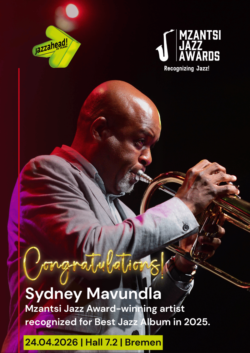 Sydney Mavundla Quartet to grace the Jazzahead! Stage