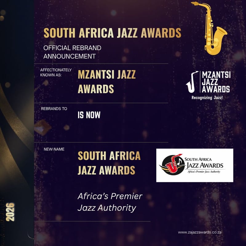 Mzantsi Jazz Awards Rebrand as South Africa Jazz Awards to Mark 10th Anniversary