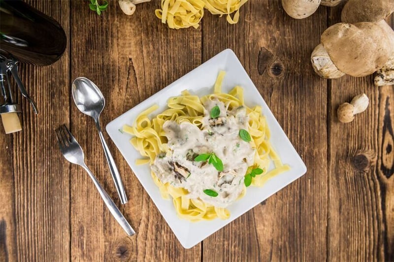 A delicious winter recipe - The Mushroom Pasta, from The Cellars-Hohenort