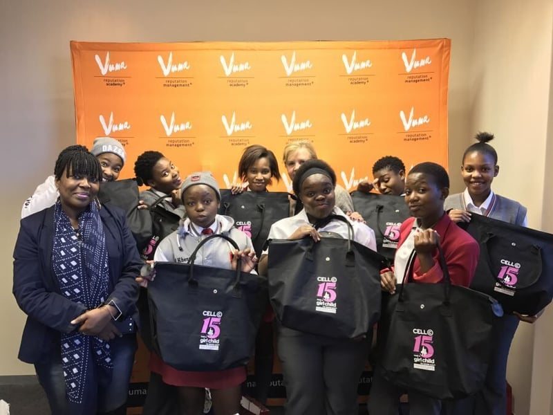 Vuma Reputation Management Celebrates 15 years of Cell C Take a Girl Child to Work Day®