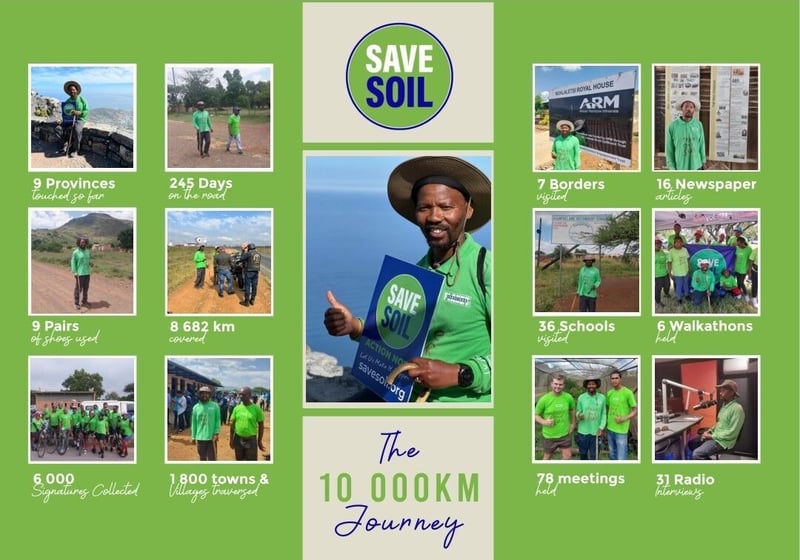 It takes one single step to Save the Soil