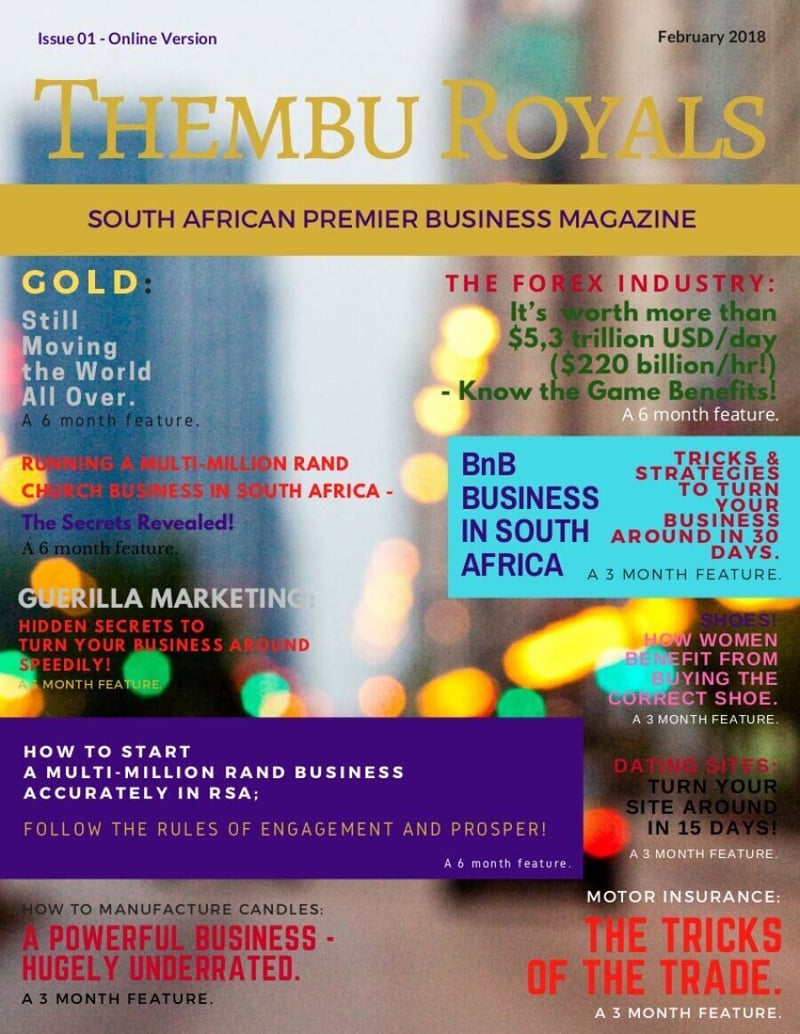 Thembu Royals Premier Business Magazine Launches