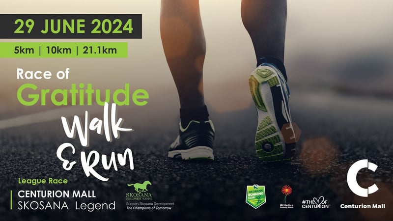 Join the Race Of Gratitude in #theheartofcenturion