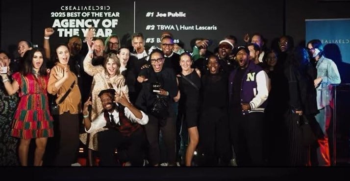 Joe Public Named Agency Of The Year As Creative Circle Celebrates Industry Excellence In Sandton