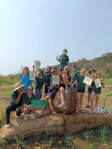 WildED is growing a greener future with Arbour Day tree-planting in Scottburgh
