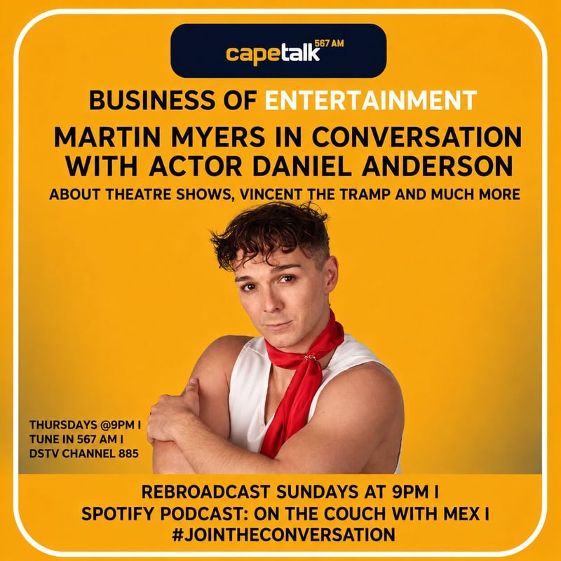 Daniel Anderson Returns to The Business of Entertainment on CapeTalk