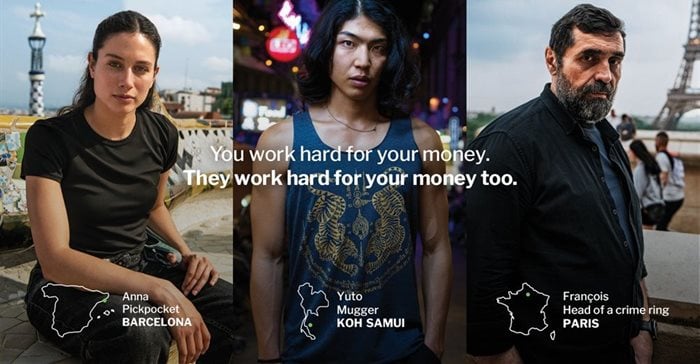 Nedbank Launches Edgy Travel Insurance Campaign With Criminals Warning Tourists to Stay Covered