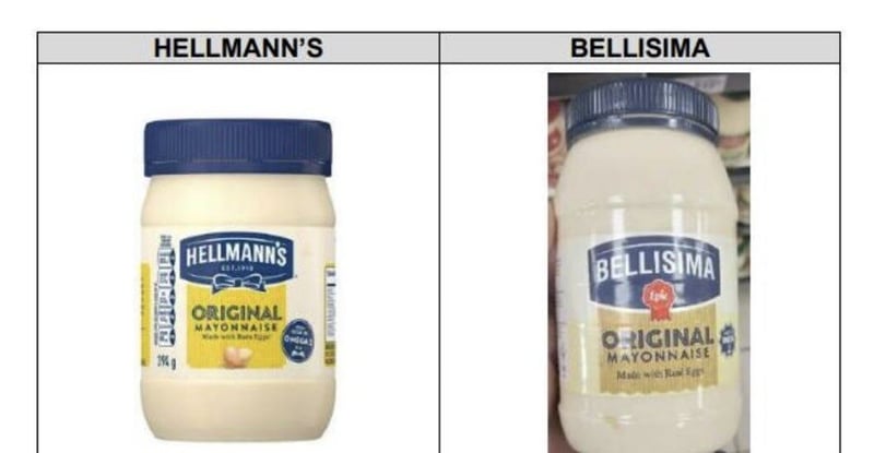 Arb Rules Bellisima Mayonnaise Packaging Mimics Hellmann's