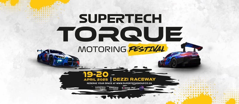 An adrenaline-fuelled weekend awaits KwaZulu-Natal at the Supertech Torque Motoring Festival 2025 