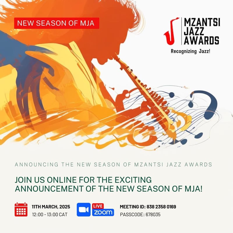 Mzantsi Jazz Awards Announces the Exciting Kick-off of Its 9th Season with a Special Online Announcement Event
